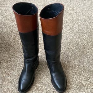 Frye two toned boots 8.5